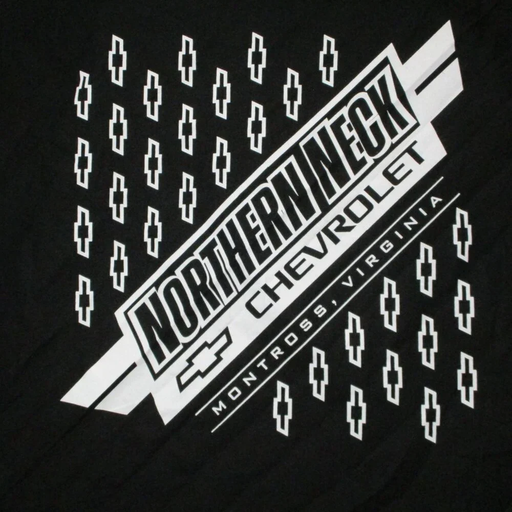 Chevrolet‎ Northern Neck Bandana/Scarf Black & White